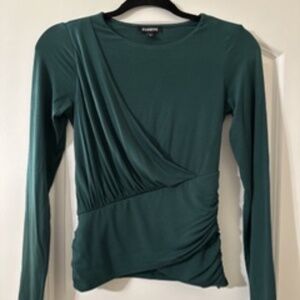 Express XS Jade Green Dress Shirt